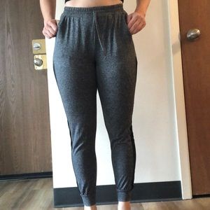 grey joggers size S